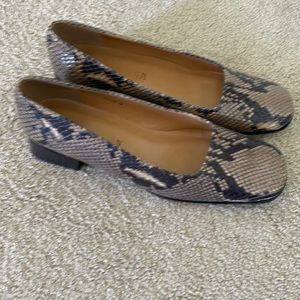 Lauren Ralph Lauren Snake Skin Flats